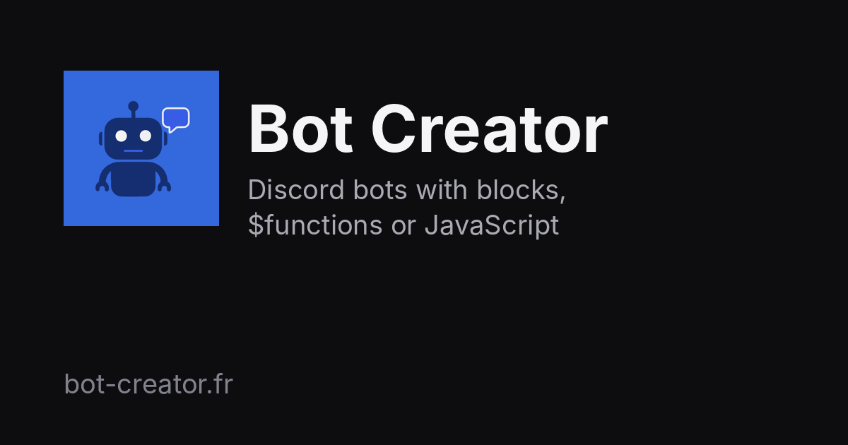 Copilote IA | Bot Creator